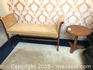 MaxSold Auction: Bench and Table  - Toronto (Ontario, Canada) PARTNER MANAGED Estate Sale Online Auction - Edmund Gate