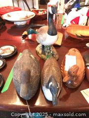 MaxSold Auction: Duck and Geese Decoys and Figurines collaction  - Toronto (Ontario, Canada) PARTNER MANAGED Estate Sale Online Auction - Edmund Gate