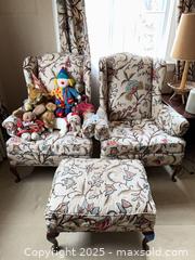 MaxSold Auction: Earlon Matching Arm Chairs with Foot Rest and Several Plushie Dolls - Toronto (Ontario, Canada) PARTNER MANAGED Estate Sale Online Auction - Edmund Gate