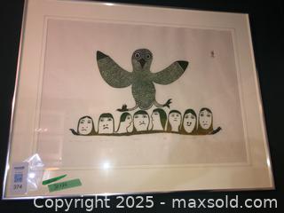 MaxSold Auction: Indigenous Limited Edition Print  - Toronto (Ontario, Canada) PARTNER MANAGED Estate Sale Online Auction - Edmund Gate