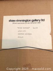 MaxSold Auction: Limited Edition Print  - Toronto (Ontario, Canada) PARTNER MANAGED Estate Sale Online Auction - Edmund Gate