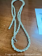 MaxSold Auction: Sterling silver, and 14 k gold necklace ? - Toronto (Ontario, Canada) PARTNER MANAGED Estate Sale Online Auction - Edmund Gate