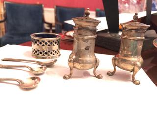 MaxSold Auction: Sterling Silver pepper ? and salt shaker small Spoons - Toronto (Ontario, Canada) PARTNER MANAGED Estate Sale Online Auction - Edmund Gate
