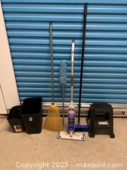 MaxSold Auction: Household Cleaning Tools and Step Stool Lot - Vancouver (British Columbia, Canada) SELLER MANAGED Reseller Online Auction - East 7th Avenue (STORAGE)              