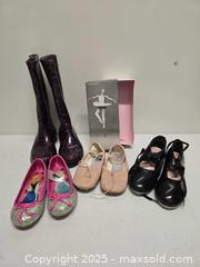MaxSold Auction: Lot of Girls’ Dance &#38; Dress Shoes – Ballet Slippers, Tap Shoes, Disney Flats, and Rain Boo - Vancouver (British Columbia, Canada) SELLER MANAGED Reseller Online Auction - East 7th Avenue (STORAGE)              
