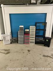 MaxSold Auction: Plastic Storage Drawers, Bins, and Shelving Lot - Vancouver (British Columbia, Canada) SELLER MANAGED Reseller Online Auction - East 7th Avenue (STORAGE)              