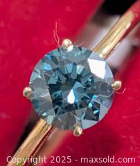 MaxSold Auction: Certified 10K(1.3g)Blue Lab Diamond(0.6) - Toronto (Ontario, Canada) PARTNER MANAGED Downsizing Online Auction - Queen Street East