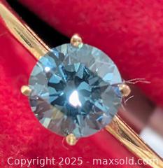MaxSold Auction: Certified 10K(1.3g)Blue Lab Diamond(0.6) - Toronto (Ontario, Canada) PARTNER MANAGED Downsizing Online Auction - Queen Street East