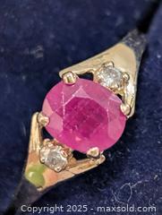 MaxSold Auction: Certified 10K(1.3g)Ruby(0.5)Dia(0.10) - Toronto (Ontario, Canada) PARTNER MANAGED Downsizing Online Auction - Queen Street East