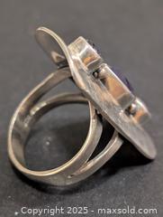 MaxSold Auction: Silver(11.51g) Amethyst Ring,size 7.5 - Toronto (Ontario, Canada) PARTNER MANAGED Downsizing Online Auction - Queen Street East