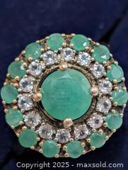 MaxSold Auction: Silver(3.58g) Emerald(3.45ct)Ring - Toronto (Ontario, Canada) PARTNER MANAGED Downsizing Online Auction - Queen Street East