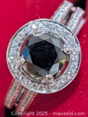 MaxSold Auction: Silver(4.9g)Black Diamond(1.2ct)CZ - Toronto (Ontario, Canada) PARTNER MANAGED Downsizing Online Auction - Queen Street East
