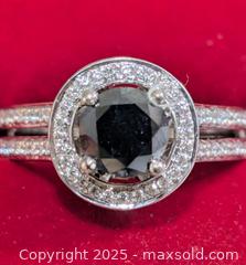 MaxSold Auction: Silver(4.9g)Black Diamond(1.2ct)CZ - Toronto (Ontario, Canada) PARTNER MANAGED Downsizing Online Auction - Queen Street East
