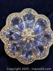 MaxSold Auction: Silver(6.14g) Tanzanite Ring,size 6.5 - Toronto (Ontario, Canada) PARTNER MANAGED Downsizing Online Auction - Queen Street East