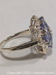 MaxSold Auction: Silver(6.14g) Tanzanite Ring,size 6.5 - Toronto (Ontario, Canada) PARTNER MANAGED Downsizing Online Auction - Queen Street East