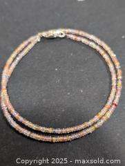 MaxSold Auction: Silver(7.10g)MultiColorSapphire Necklace - Toronto (Ontario, Canada) PARTNER MANAGED Downsizing Online Auction - Queen Street East