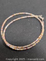 MaxSold Auction: Silver(7.10g)MultiColorSapphire Necklace - Toronto (Ontario, Canada) PARTNER MANAGED Downsizing Online Auction - Queen Street East
