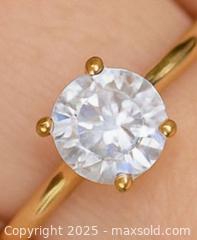 MaxSold Auction: 10K(2.98g) Moissanite(1ct)Ring,size 5.5 - Toronto (Ontario, Canada) PARTNER MANAGED Downsizing Online Auction - Queen Street East