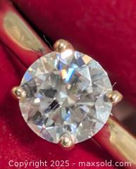 MaxSold Auction: 10K(2.98g) Moissanite(1ct)Ring,size 5.5 - Toronto (Ontario, Canada) PARTNER MANAGED Downsizing Online Auction - Queen Street East