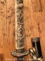 MaxSold Auction: Decorative Japanese-style Katana with Scabbard and Carved Dragon Tsuka A - Ottawa (Ontario, Canada) Moving Online Auction - Trelawny Private