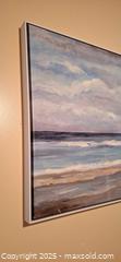 MaxSold Auction: Signed Seascape Beach Painting on Canvas A - Ottawa (Ontario, Canada) Moving Online Auction - Trelawny Private