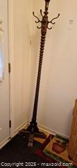 MaxSold Auction: Traditional Turned-Spindle Coat Tree / Hat Stand A - Ottawa (Ontario, Canada) Moving Online Auction - Trelawny Private
