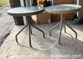MaxSold Auction: 2 Outdoor Side Tables A - Ottawa (Gloucester)(Ontario, Canada) PARTNER MANAGED Moving Online Auction - Southpark Drive