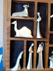 MaxSold Auction: Amos Pewter 16-Piece Nativity Set with Wood Box A - Ottawa (Gloucester)(Ontario, Canada) PARTNER MANAGED Moving Online Auction - Southpark Drive