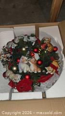 MaxSold Auction: Bradford Exchange 'Always in Bloom' Kitten Illuminated Wreath  A - Ottawa (Gloucester)(Ontario, Canada) PARTNER MANAGED Moving Online Auction - Southpark Drive