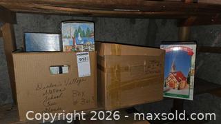MaxSold Auction: Dickens Winterville Porcelain Lighted Christmas Village Set  B - Ottawa (Gloucester)(Ontario, Canada) PARTNER MANAGED Moving Online Auction - Southpark Drive