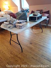 MaxSold Auction: Folding Table  C - Ottawa (Gloucester)(Ontario, Canada) PARTNER MANAGED Moving Online Auction - Southpark Drive