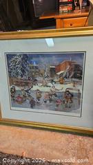 MaxSold Auction: Framed Print by P.T. Paquin, Limited Edition 361/450  A - Ottawa (Gloucester)(Ontario, Canada) PARTNER MANAGED Moving Online Auction - Southpark Drive