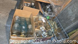MaxSold Auction: Glass Mason/Canning Jars  B - Ottawa (Gloucester)(Ontario, Canada) PARTNER MANAGED Moving Online Auction - Southpark Drive
