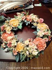 MaxSold Auction: Grapevine Wreath with Faux Flowers B - Ottawa (Gloucester)(Ontario, Canada) PARTNER MANAGED Moving Online Auction - Southpark Drive