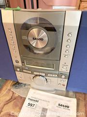 MaxSold Auction: Sanyo MCD-S500 3-Piece Mini Stereo Shelf System - A - Ottawa (Gloucester)(Ontario, Canada) PARTNER MANAGED Moving Online Auction - Southpark Drive