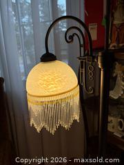 MaxSold Auction: Victorian Art Nouveau Oil Rubbed Bronze Floor Lamp with Glass Globe -A - Ottawa (Gloucester)(Ontario, Canada) PARTNER MANAGED Moving Online Auction - Southpark Drive