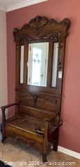 MaxSold Auction: Victorian Hall Tree  C - Ottawa (Gloucester)(Ontario, Canada) PARTNER MANAGED Moving Online Auction - Southpark Drive