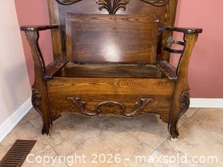 MaxSold Auction: Victorian Hall Tree  C - Ottawa (Gloucester)(Ontario, Canada) PARTNER MANAGED Moving Online Auction - Southpark Drive