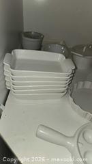 MaxSold Auction: White Ceramic/Porcelain Ramekins & Serving Bowls  B - Ottawa (Gloucester)(Ontario, Canada) PARTNER MANAGED Moving Online Auction - Southpark Drive