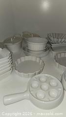 MaxSold Auction: White Ceramic/Porcelain Ramekins & Serving Bowls  B - Ottawa (Gloucester)(Ontario, Canada) PARTNER MANAGED Moving Online Auction - Southpark Drive