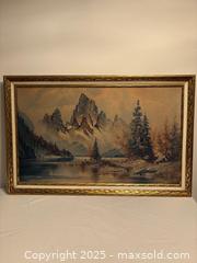 MaxSold Auction: 2 Vintage Scenic Paintings  - Toronto (Ontario, Canada) SELLER MANAGED Estate Sale Online Auction - Richbourne Court