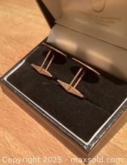 MaxSold Auction:  “BIRKS” 10K Gold Cuff Links - Toronto (Ontario, Canada) SELLER MANAGED Estate Sale Online Auction - Richbourne Court
