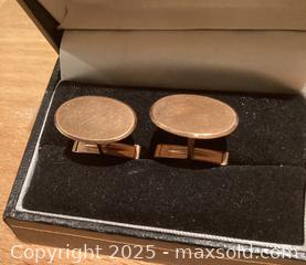 MaxSold Auction:  “BIRKS” 10K Gold Cuff Links - Toronto (Ontario, Canada) SELLER MANAGED Estate Sale Online Auction - Richbourne Court