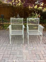 MaxSold Auction: Cast Aluminum Outdoor Chair Set - Toronto (Ontario, Canada) SELLER MANAGED Estate Sale Online Auction - Richbourne Court