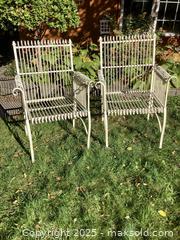 MaxSold Auction: Cast Aluminum Outdoor Chair Set - Toronto (Ontario, Canada) SELLER MANAGED Estate Sale Online Auction - Richbourne Court