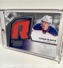 MaxSold Auction: CONNER MCDAVID ROOKIE “USED FABRICS CARD” - Toronto (Ontario, Canada) SELLER MANAGED Estate Sale Online Auction - Richbourne Court