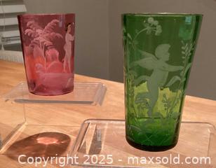MaxSold Auction: Exquisite Antique &#34;MARY GREGORY&#34; Tumblers - Toronto (Ontario, Canada) SELLER MANAGED Estate Sale Online Auction - Richbourne Court