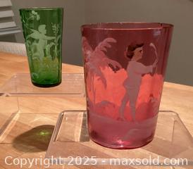 MaxSold Auction: Exquisite Antique &#34;MARY GREGORY&#34; Tumblers - Toronto (Ontario, Canada) SELLER MANAGED Estate Sale Online Auction - Richbourne Court