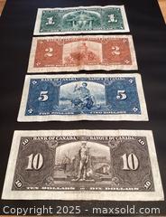 MaxSold Auction: Set of Vintage Canadian “1937” Bills - Toronto (Ontario, Canada) SELLER MANAGED Estate Sale Online Auction - Richbourne Court