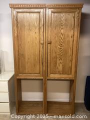 MaxSold Auction: Solid Oak Storage Cabinets  - Toronto (Ontario, Canada) SELLER MANAGED Estate Sale Online Auction - Richbourne Court